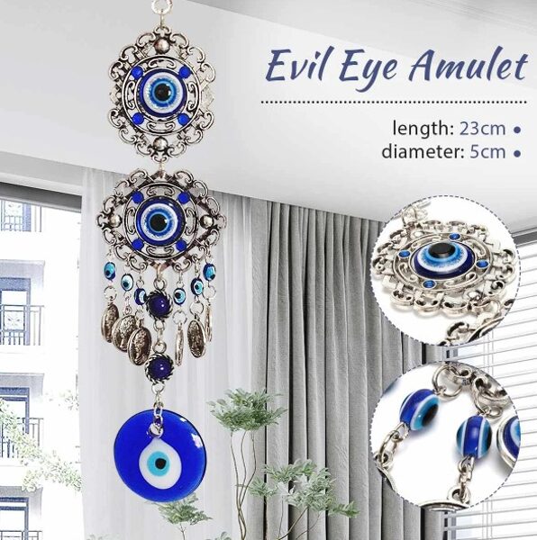 Evil eye - amulettes szélcsengő 